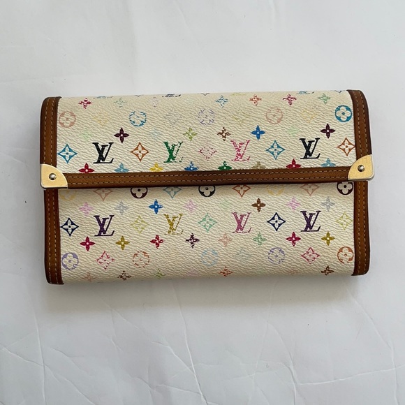 Louis Vuitton Handbags - Louis Vuitton multicolored monogram white wallet